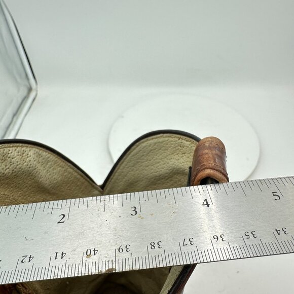 Durango Men Size 8D Brown Leather FullQuill Embroidered Ostrich Cowboy Boot - Picture 12 of 14